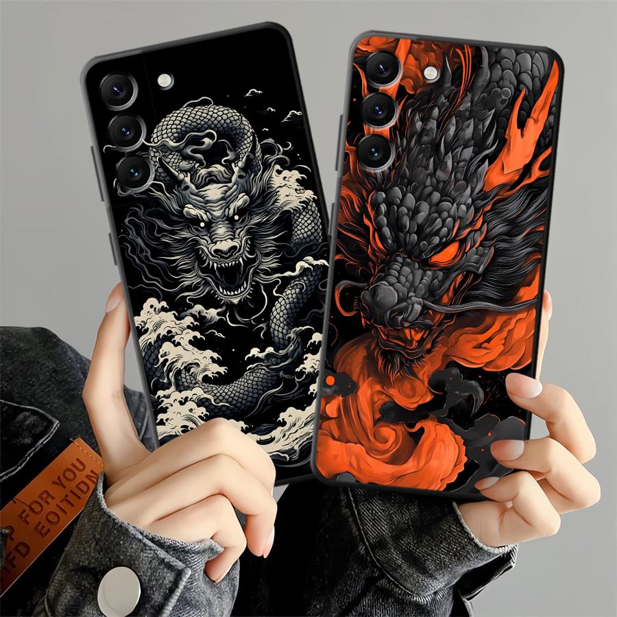 Phone Cases Galaxy A17 - Capa de Telefone Wave Dragon Art