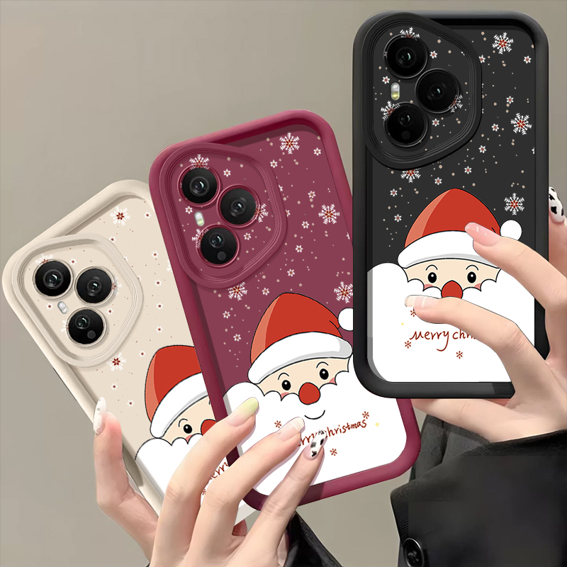 Phone Cases Honor - Papai noel dos desenhos animados tpu