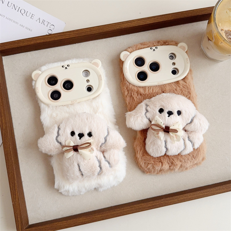 Phone Cases Iphone 11 - 3d dos desenhos animados bowknot filhote