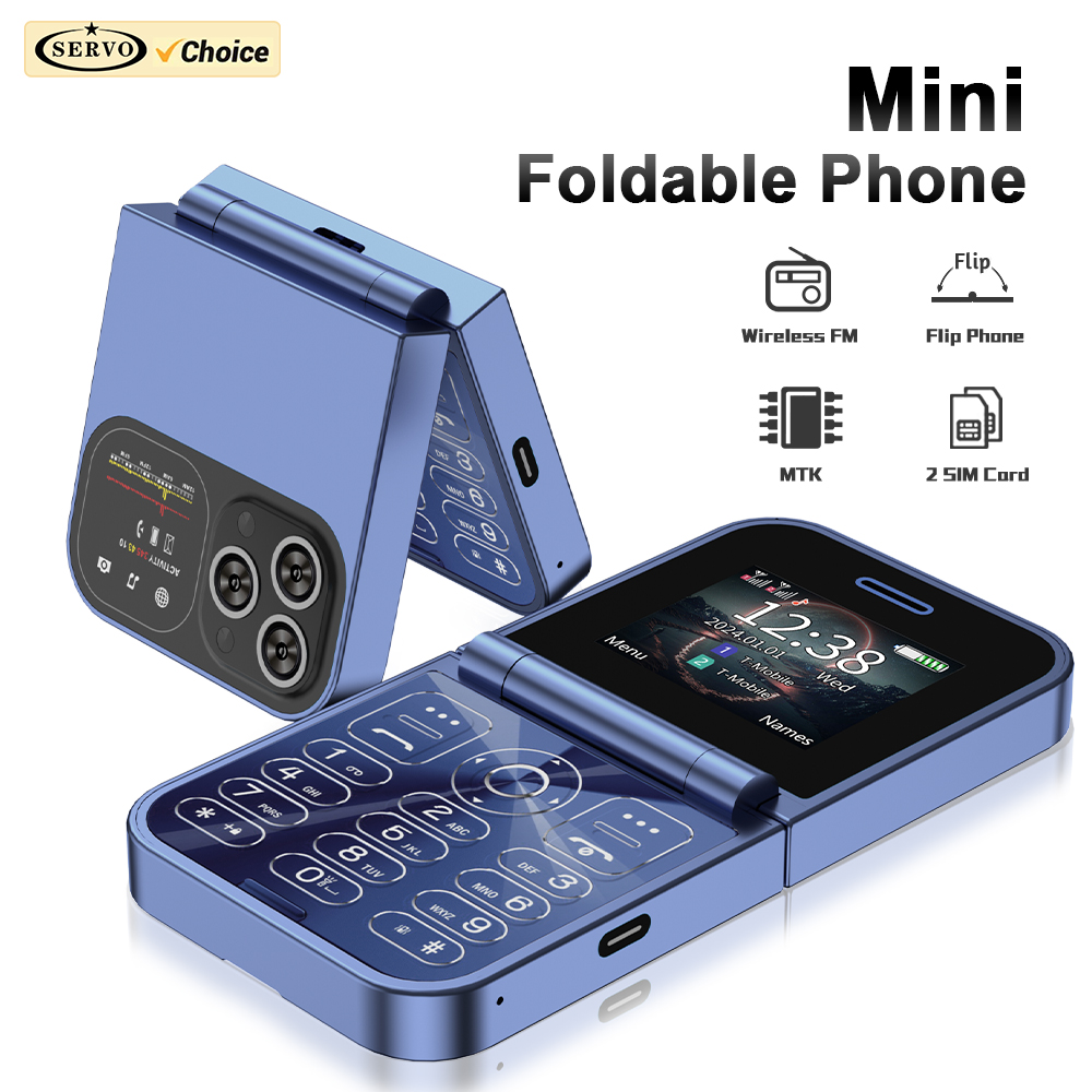 Phone Cases Verizon - SERVO-Mini GSM Flip Mobile Phone, 2