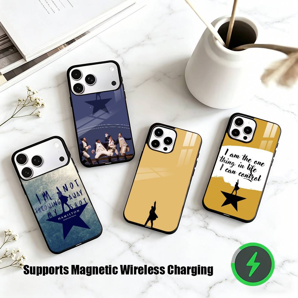 Phone Cases Hamilton - Capa de Telefone com Letras de