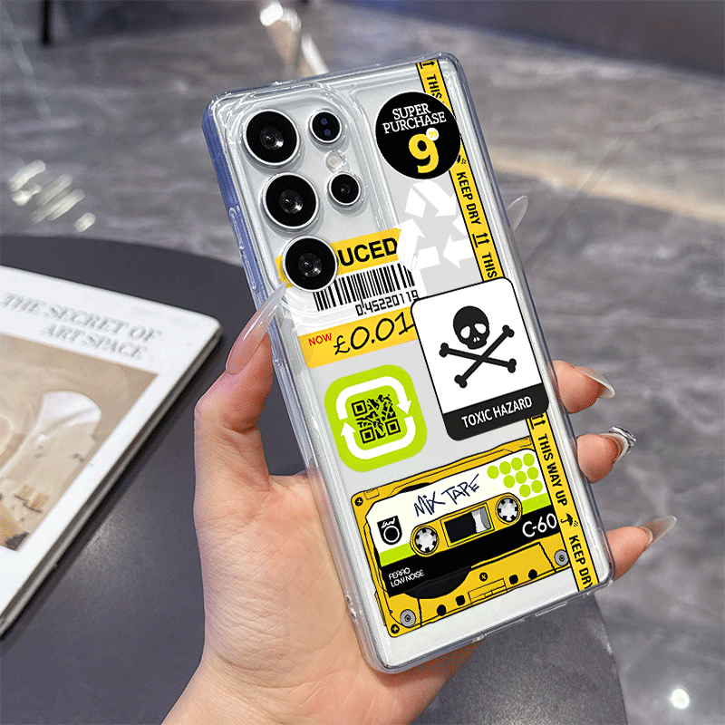 Phone Cases Funny - Capa de Celular Transparente com Estampa