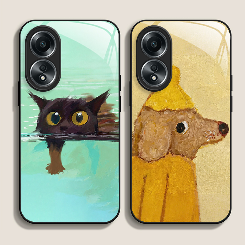 Phone Cases Realme - Capa de Telefone em Vidro Temperado