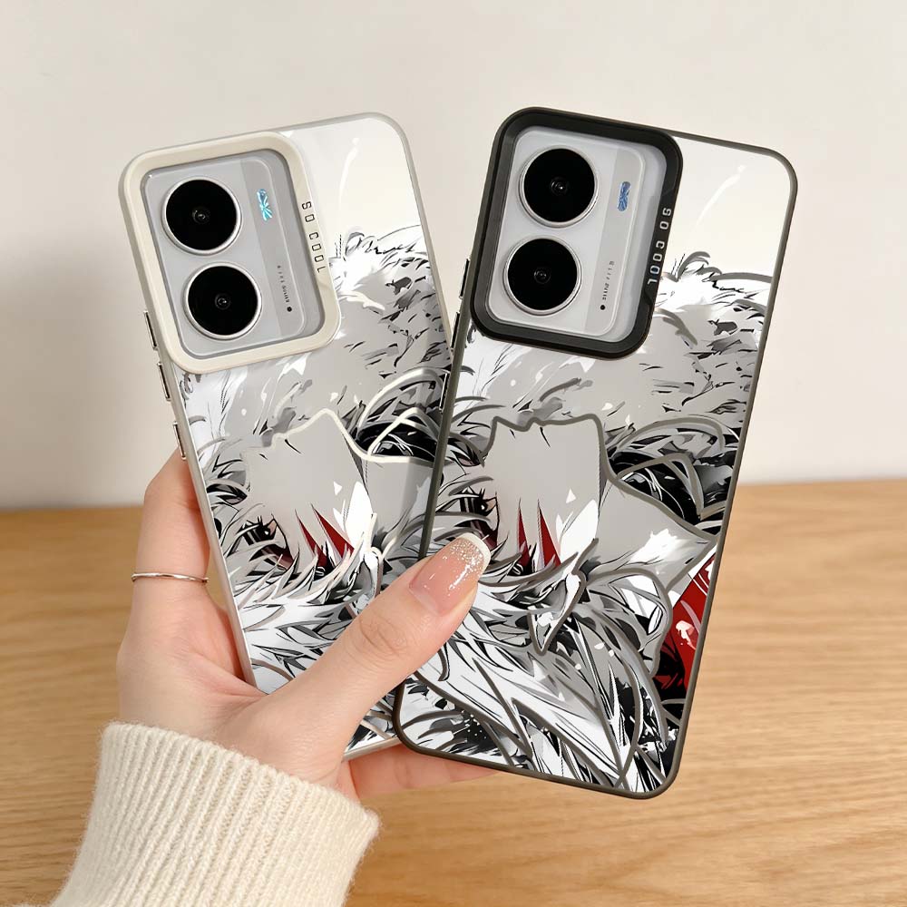 Phone Cases Realme - Capa de Celular Prata Colorida com
