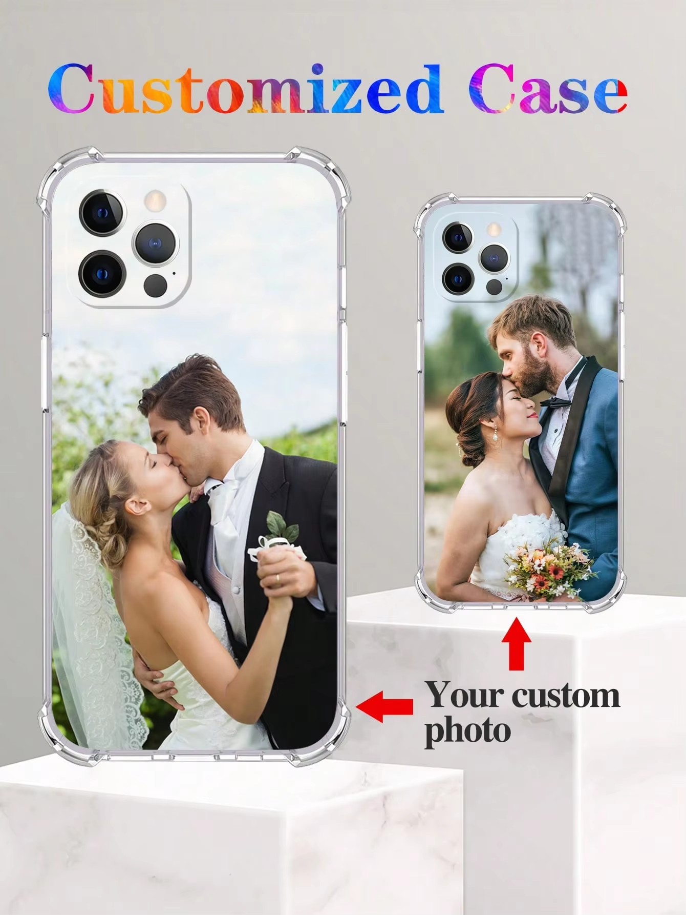 Phone Cases Diy - Capa Transparente Antichoque para iPhone 18