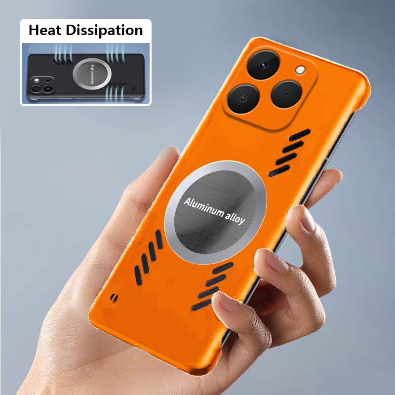 Phone Cases Realme - Capa sem moldura Biruiqu para Realme