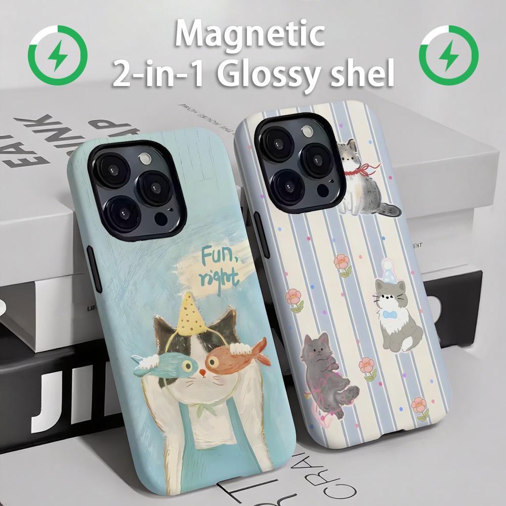 Phone Cases Iphone 11 - Gatos e cães bonitos caso de