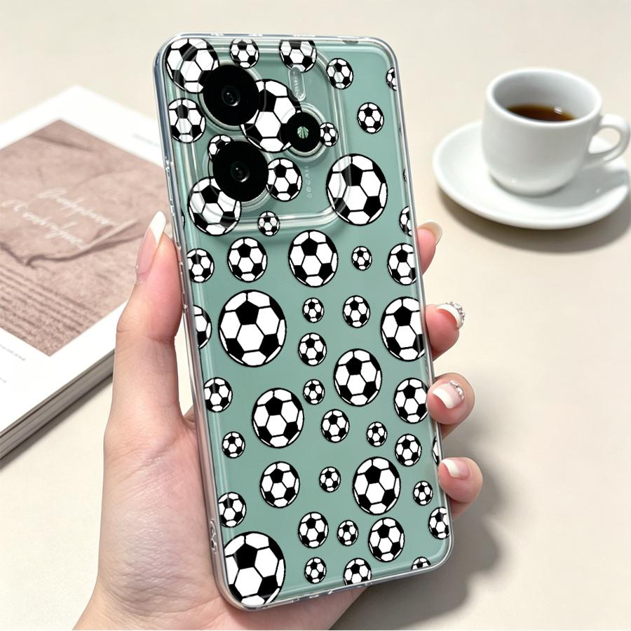 Phone Cases Funny - Capa de futebol engraçada para Xiaomi