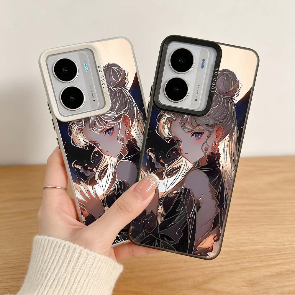 Phone Cases Realme - Capa de Celular Prata Colorida com