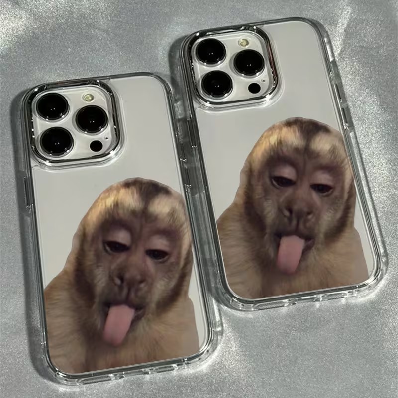 Phone Cases Best - Língua colando macaco caso de telefone