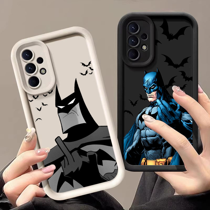 Phone Cases Galaxy A17 - Capa Protetora Macia B-Bats-Mans Marvel Bat