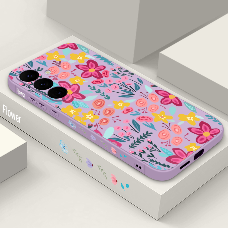 Phone Cases Galaxy A17 - Capa de Telefone com Padrão Floral