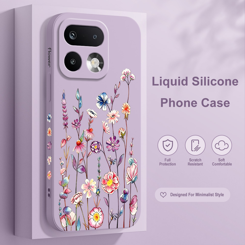 Phone Cases Realme - Capa de Telefone Field Bouquet para