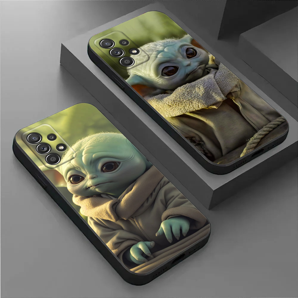 Phone Cases Galaxy A17 - Capa de Silicone Yoda e Groot