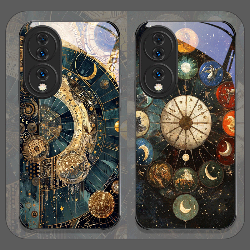 Phone Cases Honor - Elegante estrelas lua constelações padrão de