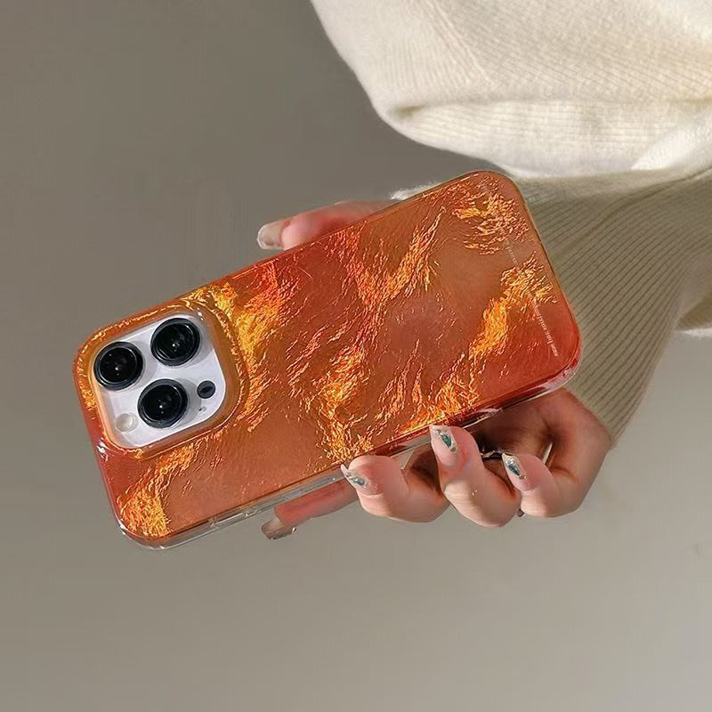 Ins laranja gradiente vortex p - Phone Cases Orange avaliação e preço