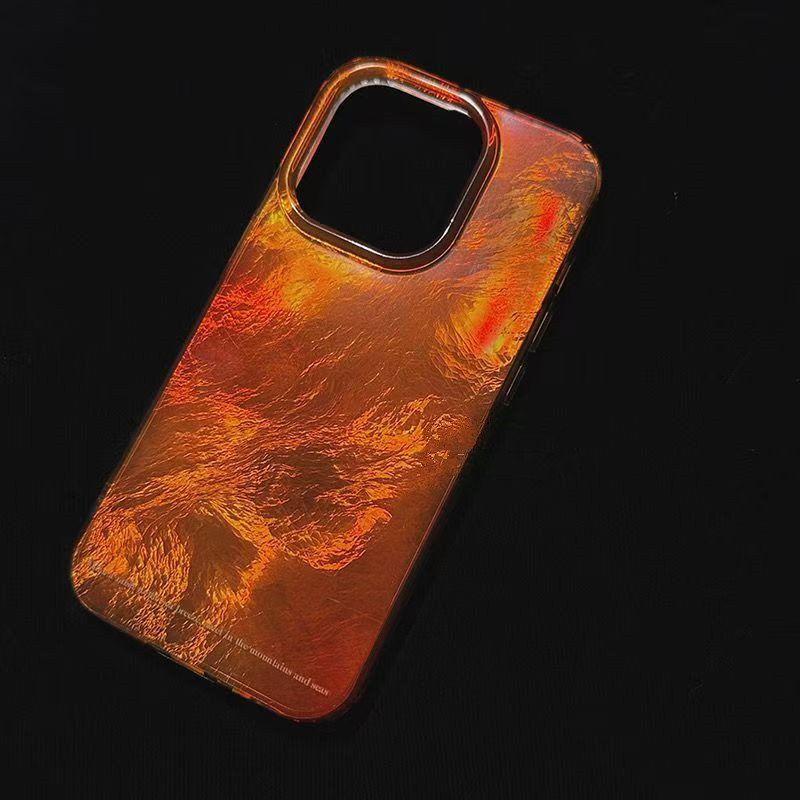 Ins laranja gradiente vortex p - Phone Cases Orange avaliação e preço