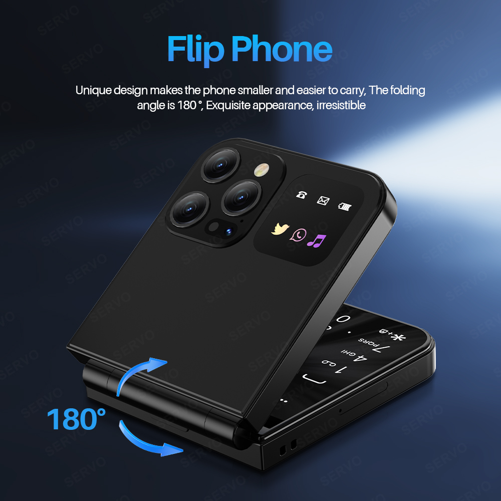 Servo clássico cor flip telefo - Phone Cases Verizon avaliação e preço