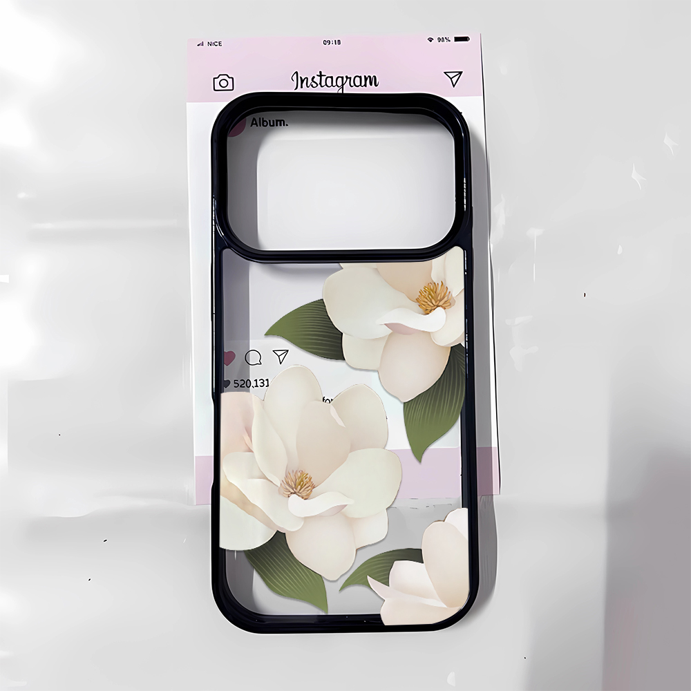 Capa Elegante e Macia Magnolia - Phone Cases Best avaliação e preço
