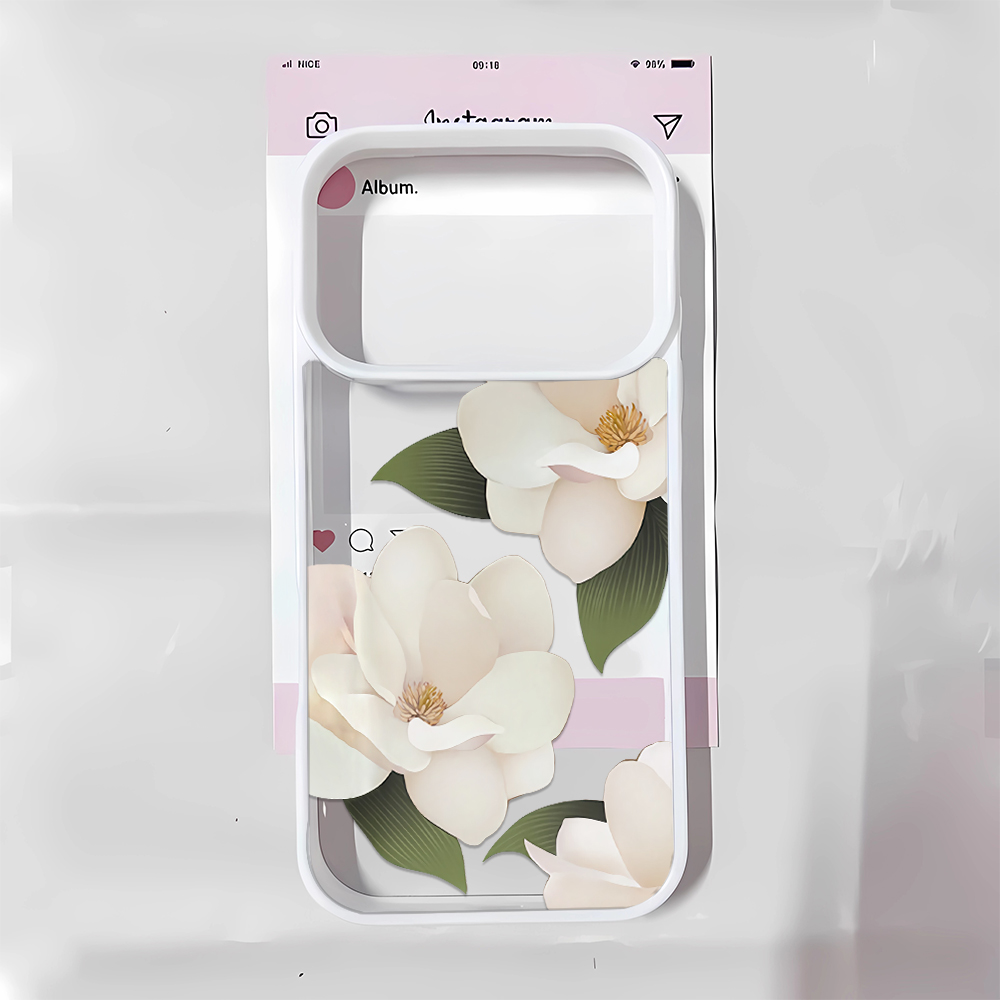 Capa Elegante e Macia Magnolia - Phone Cases Best avaliação e preço