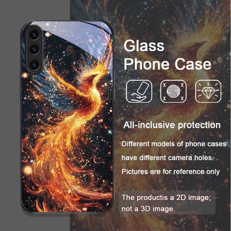 Estético phoenix fogo pena pad - Phone Cases Samsung S25 Fe avaliação e preço