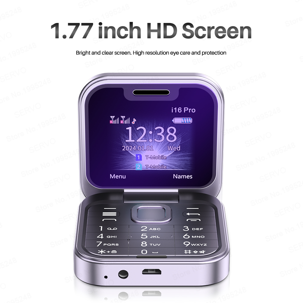 Servo 2025 novo mini flip tele - Phone Cases Verizon avaliação e preço