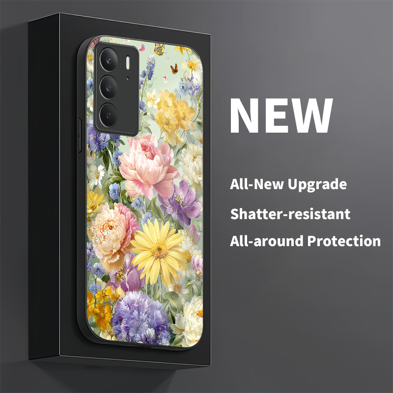 Capa de telefone de vidro temp - Phone Cases Realme avaliação e preço