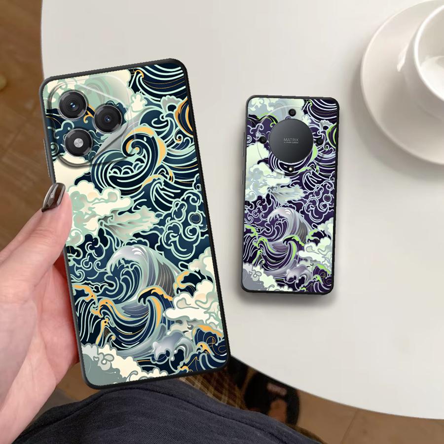 Capa de Telefone Wave Art para - Phone Cases Honor avaliação e preço