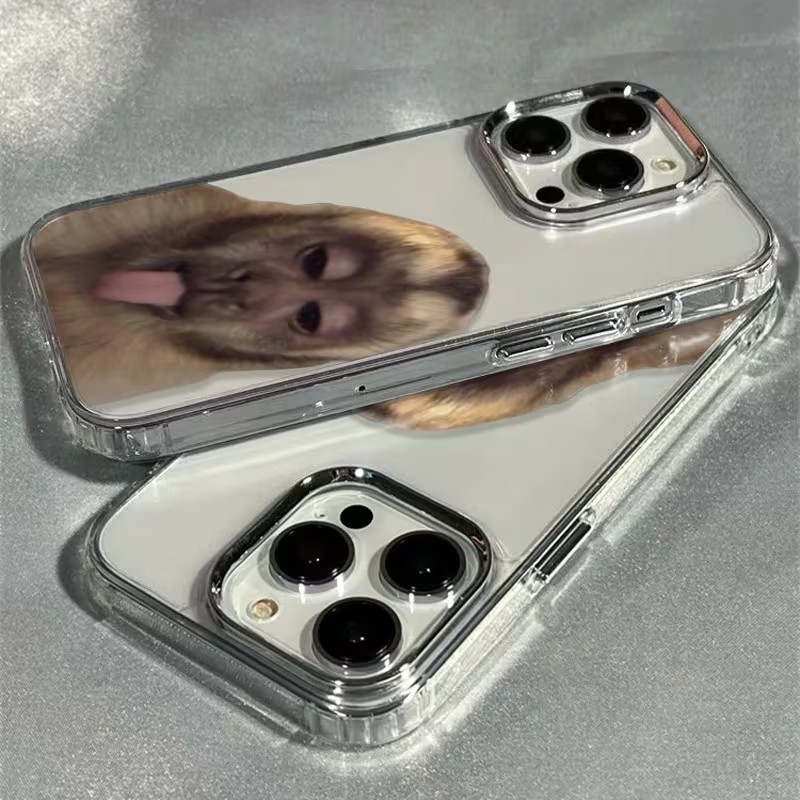 Língua colando macaco caso de  - Phone Cases Best avaliação e preço