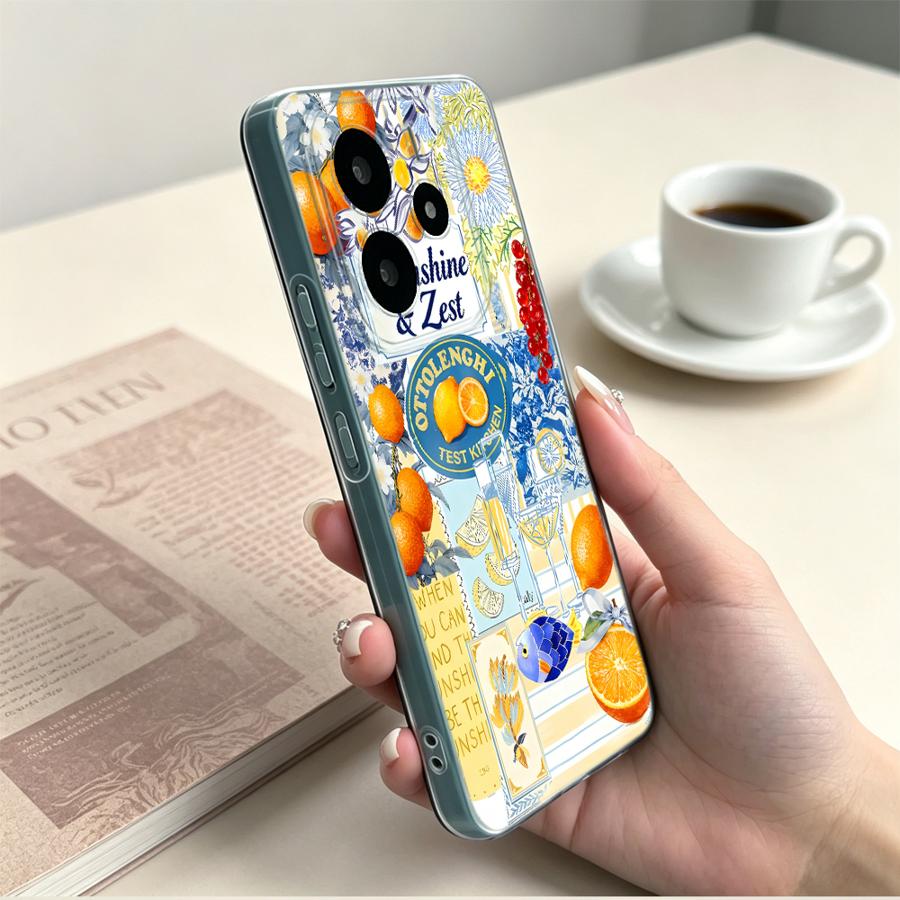 Capa de Telefone Macia com Est - Phone Cases Orange avaliação e preço