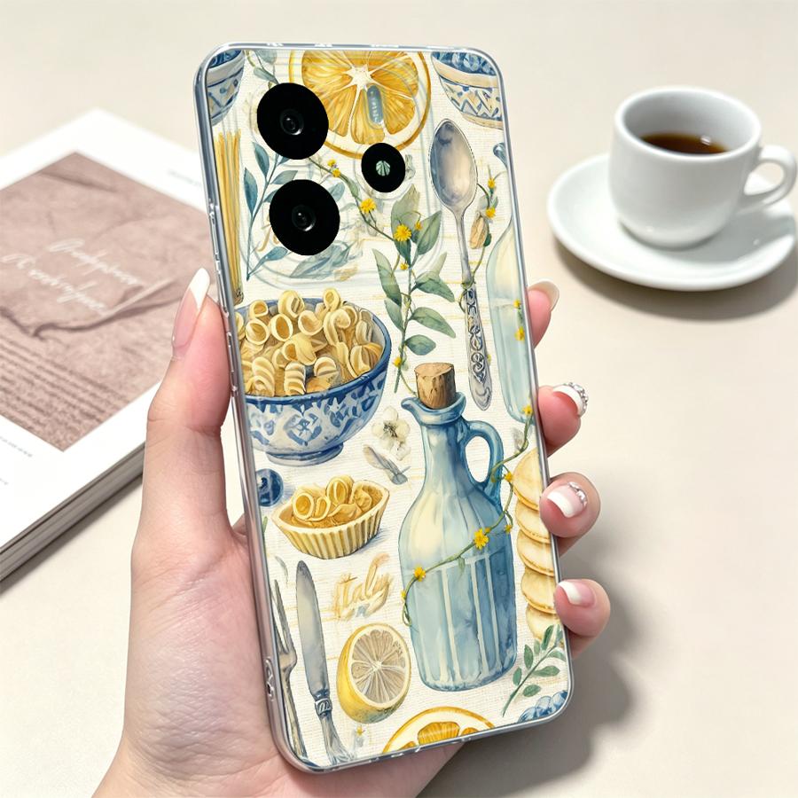 Capa de Telefone Macia com Est - Phone Cases Orange avaliação e preço