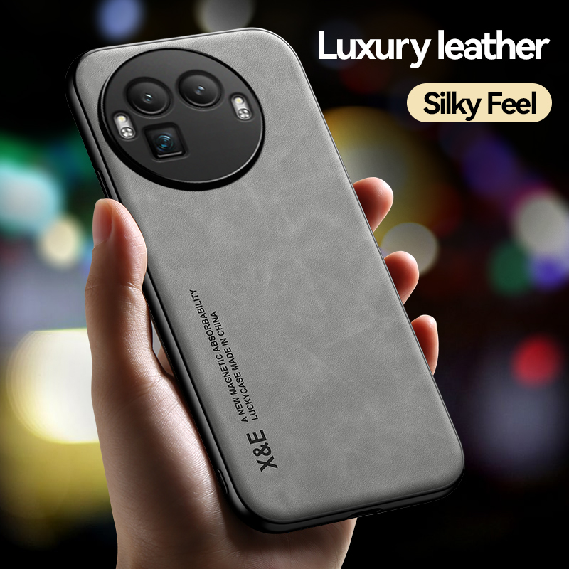 Capa Magnética de Luxo em Cour - Phone Cases Realme avaliação e preço