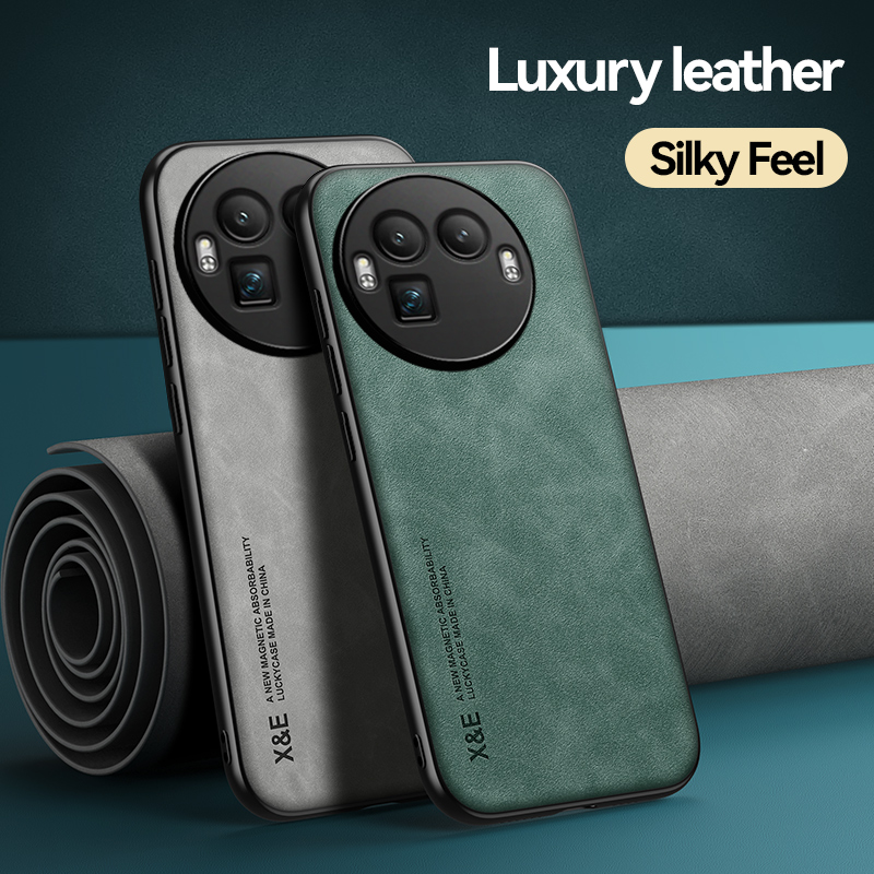 Capa Magnética de Luxo em Cour - Phone Cases Realme avaliação e preço