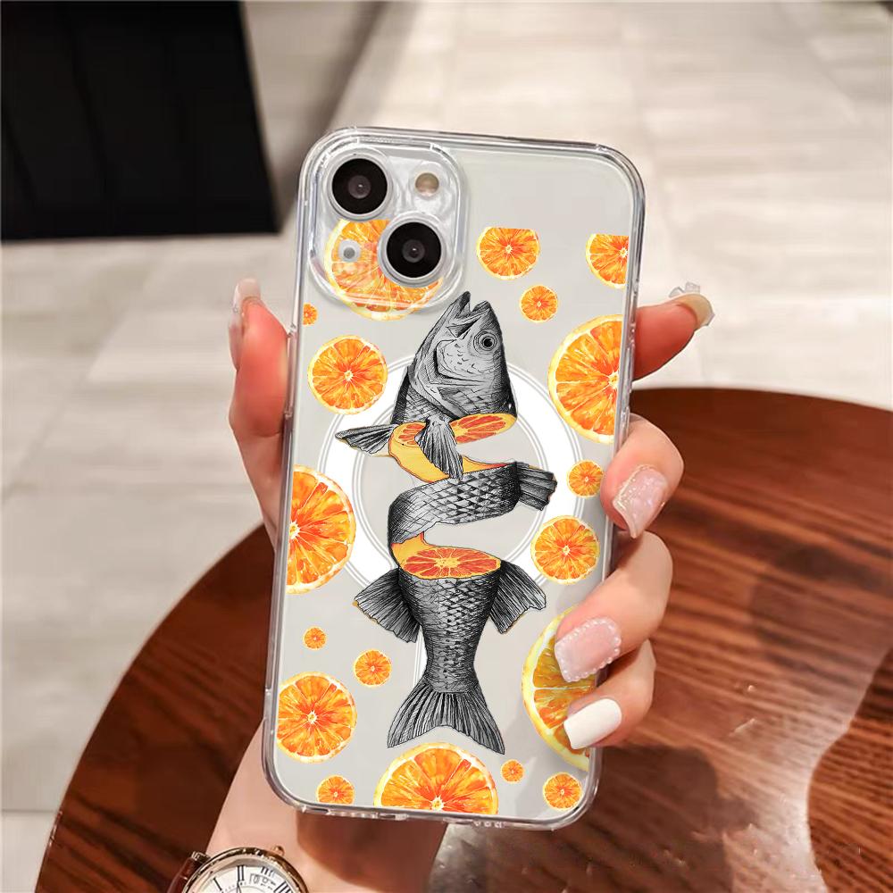 Capa Magnética Transparente Or - Phone Cases Orange avaliação e preço