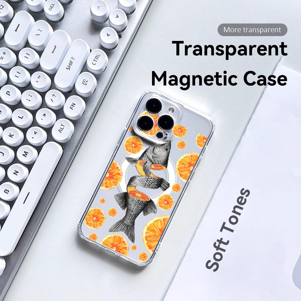 Capa Magnética Transparente Or - Phone Cases Orange avaliação e preço