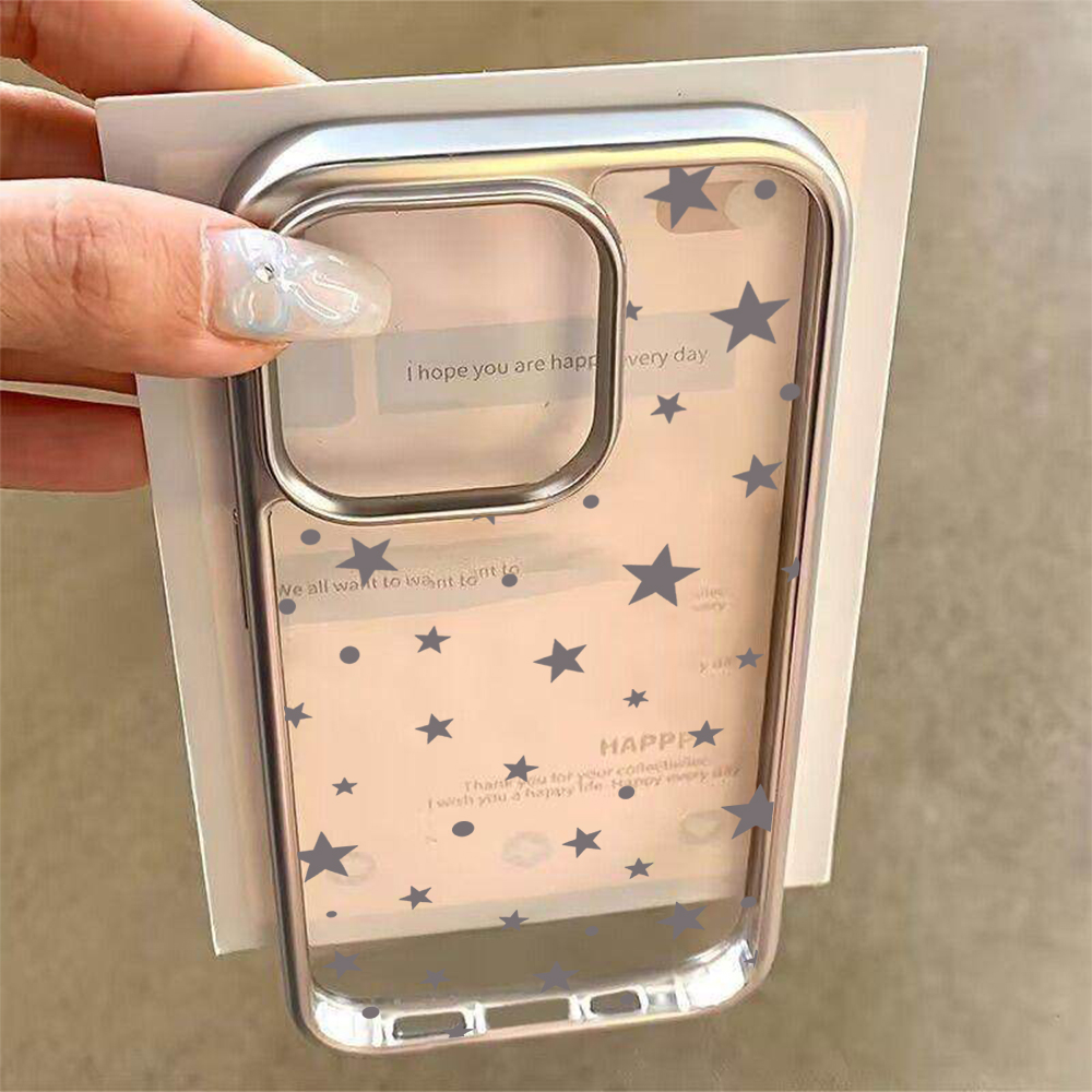 Capas Transparentes Y2K Stars  - Phone Cases Best avaliação e preço