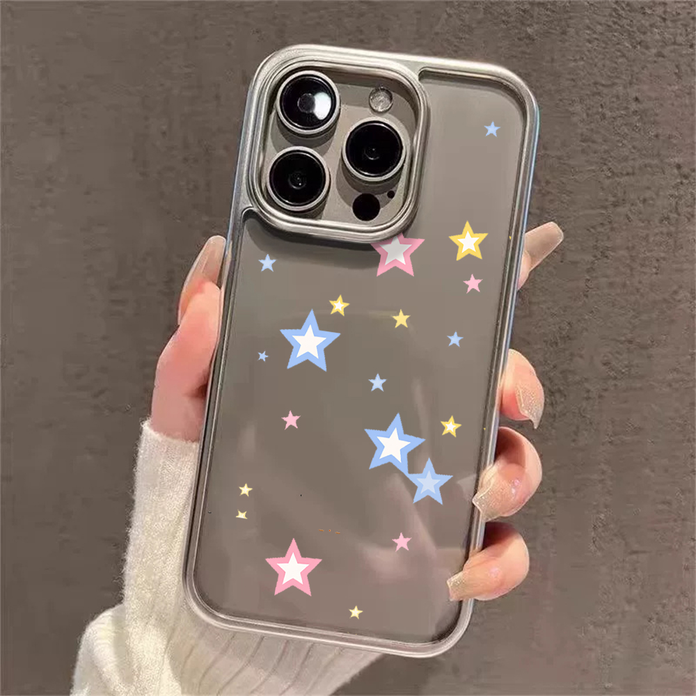 Capas Transparentes Y2K Stars  - Phone Cases Best avaliação e preço