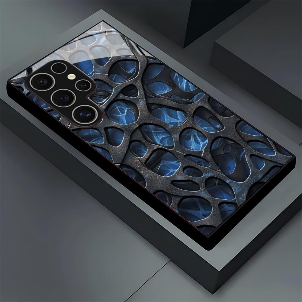 Capa de Telefone de Vidro Azul - Phone Cases Cool avaliação e preço