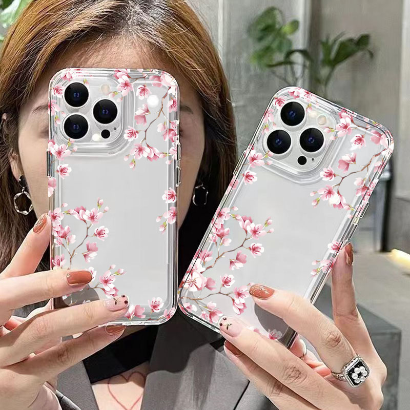 Rosa flor design transparente  - Phone Cases Best avaliação e preço