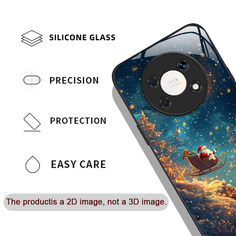 Bonito natal papai noel padrão - Phone Cases Honor avaliação e preço