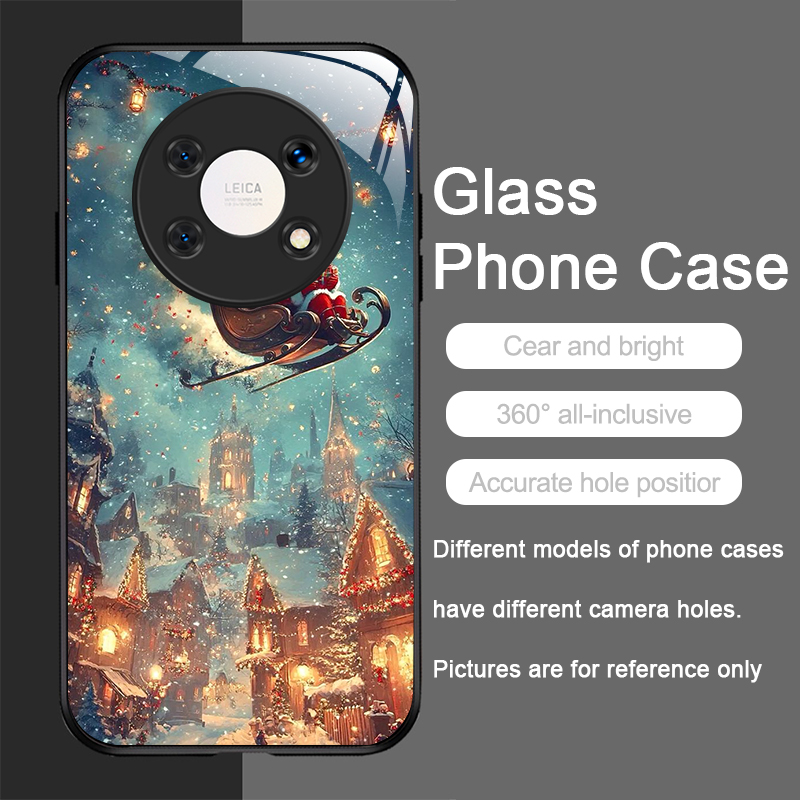 Bonito natal papai noel padrão - Phone Cases Honor avaliação e preço