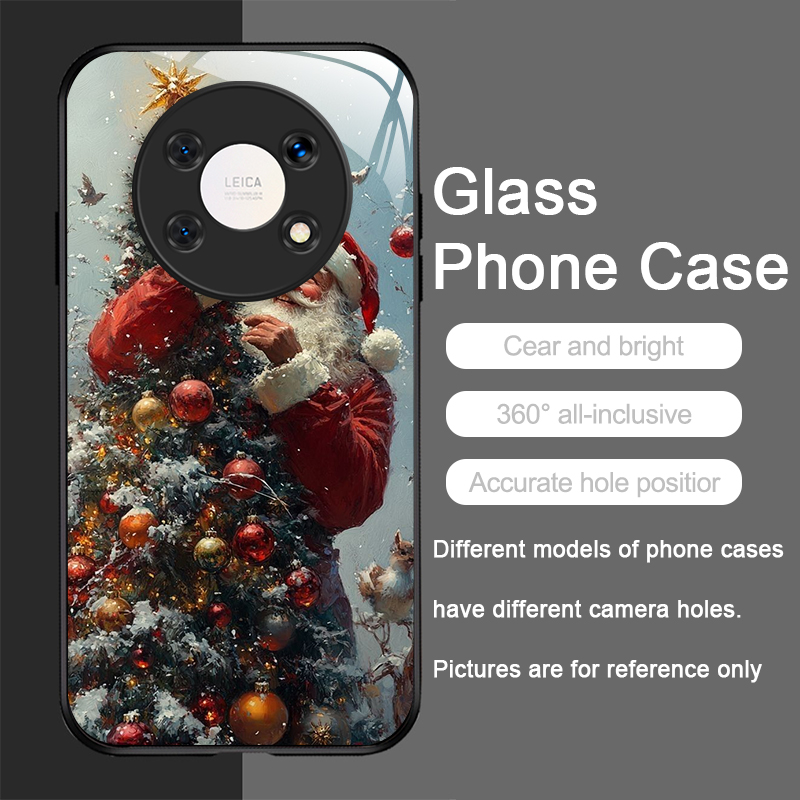 Bonito natal papai noel padrão - Phone Cases Honor avaliação e preço