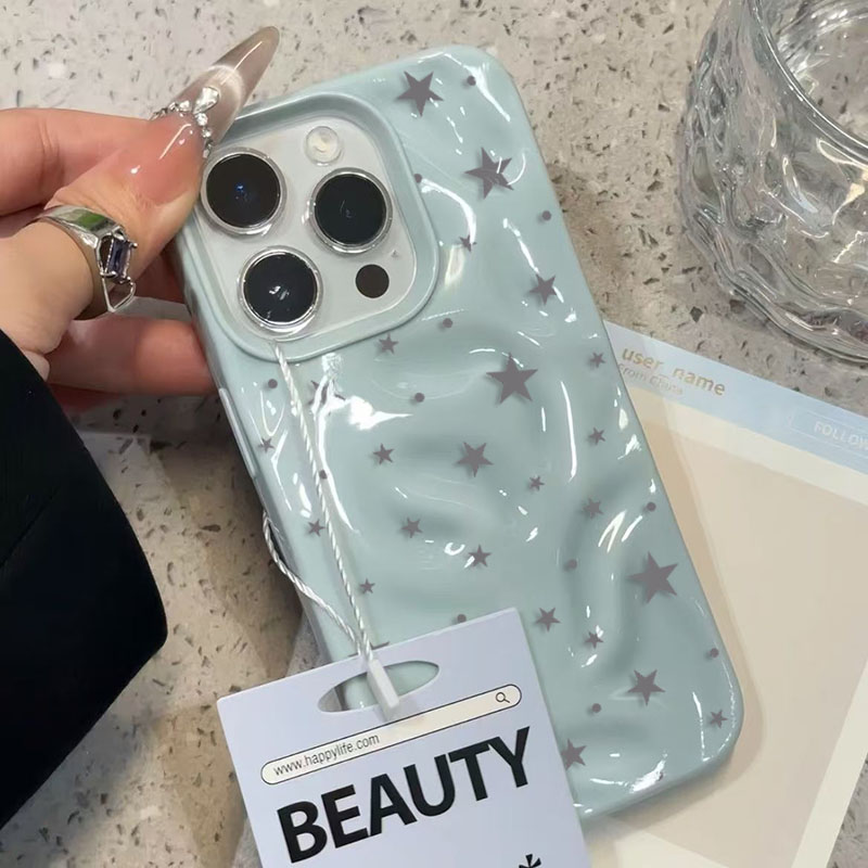 Minimalista cinza-azul estrela - Phone Cases Green avaliação e preço